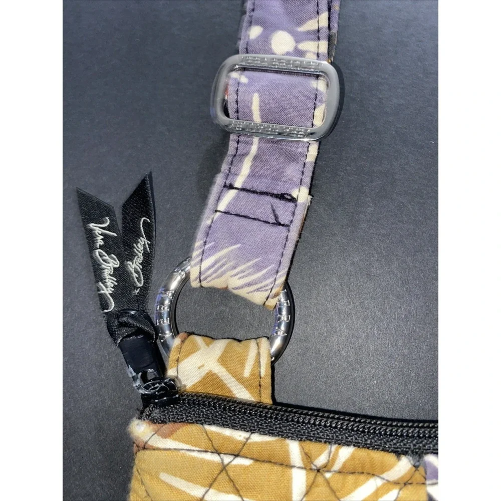 Vera Bradley HIPSTER Crossbody PAINTED FEATHERS Purse Shoulder Bag Retired VGC